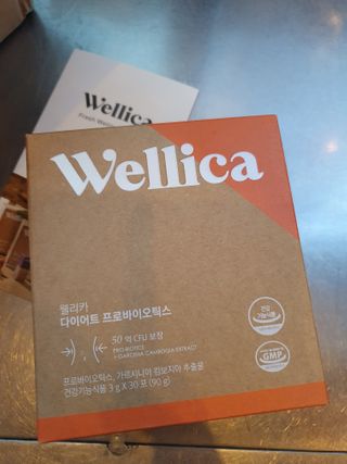 웰리카 다이어트 프로바이오틱스 — 4점을 준 리뷰어가 2021년 2월 올린 사용 사진