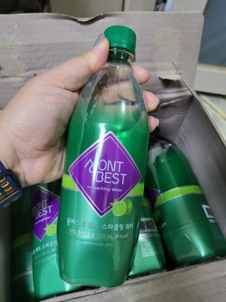몽베스트 Montbest with Sparkling water Lime20병 — 4점을 준 리뷰어가 2021년 10월 올린 사용 사진