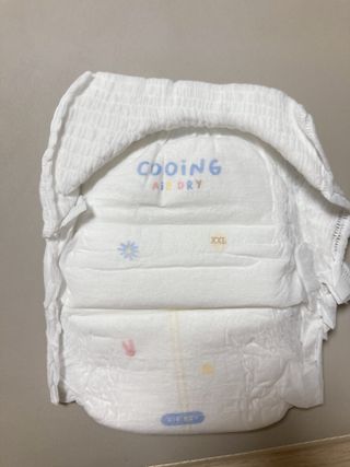쿠잉 에어드라이  풀커버 팬티기저귀 (L/XL/XXL/XXXL) 1팩 — 4.5점을 준 리뷰어가 2023년 1월 올린 사용 사진