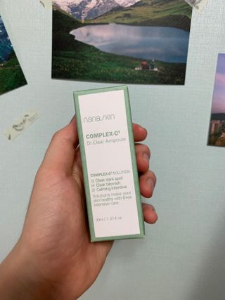 나나스킨 콤플렉스씨쓰리닥터클리어앰플 — 5점을 준 리뷰어가 2021년 8월 올린 사용 사진