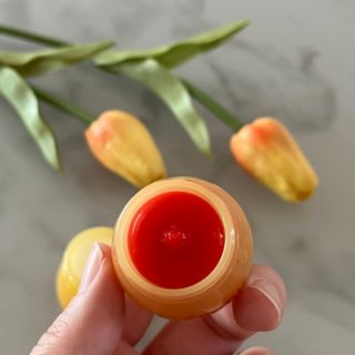 [후르디아] 올리브영 꿀과즙 립밤 2종 (블루베리/석류) — 5점을 준 리뷰어가 2022년 11월 올린 사용 사진