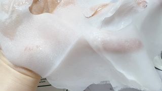 태그스킨 4스텝 주름개선 피부미백 영양 마스크팩 3개 세트(최신버전) — 5점을 준 리뷰어가 2022년 4월 올린 사용 사진