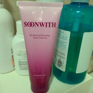 SOONWITH 바이오 내추럴 리프레싱 폼클렌징 — 5점을 준 리뷰어가 2021년 3월 올린 사용 사진