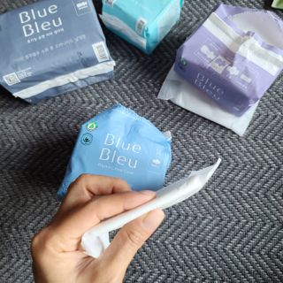블루블루 유기농 순면 커버 생리대 — 5점을 준 리뷰어가 2021년 2월 올린 사용 사진