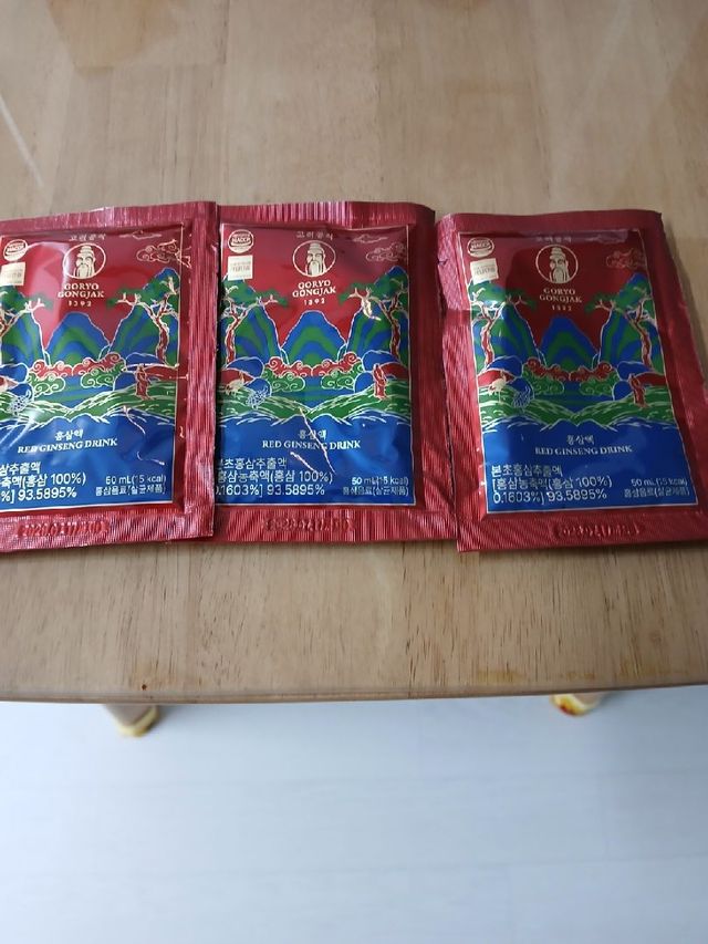 쿠팡구매평-[고려공작1392] 홍삼파우치 50mL X 30포 리뷰 사진