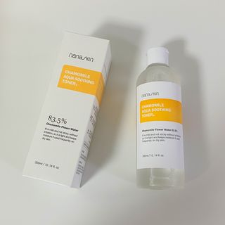 나나스킨 캐모마일아쿠아수딩토너 — 4.5점을 준 리뷰어가 2021년 5월 올린 사용 사진