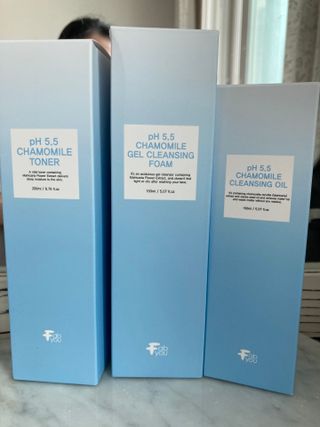 페브유 / FABYOU 페브유 pH5.5 캐모마일 젤 클렌징 폼 + 클렌징 오일 + 토너 3종 세트 — 5점을 준 리뷰어가 2021년 6월 올린 사용 사진