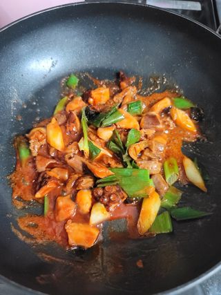 자연풍미 문어직화볶음 3종 (불고기, 불곱창, 치즈불닭) — 5점을 준 리뷰어가 2022년 8월 올린 사용 사진