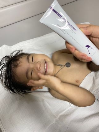 아토스탠다드 베이비크림 — 5점을 준 리뷰어가 2021년 1월 올린 사용 사진