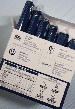 바른비타민 옵티엠에스엠2000 1박스 60포 관절 연골 복합건강기능식품 — 4점을 준 리뷰어가 2021년 6월 올린 사용 사진