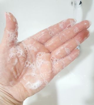 버텍스넘버원 버텍스 넘버원 햄프씨드오일 샴푸 — 5점을 준 리뷰어가 2022년 4월 올린 사용 사진