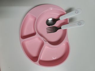 유비맘 캐릭터 실리콘 흡착 식판_색상 랜덤발송 — 5점을 준 리뷰어가 2020년 12월 올린 사용 사진