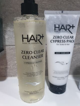 헤어플러스 제로클리어 샴푸 500ml, 두피팩 210ml 2종SET — 5점을 준 리뷰어가 2021년 3월 올린 사용 사진
