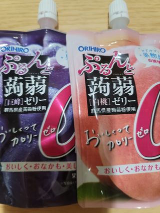 ORIHIRO 오리히로 곤약젤리 제로칼로리 130g 4종 4팩(맛별로 1팩씩) — 4점을 준 리뷰어가 2023년 2월 올린 사용 사진