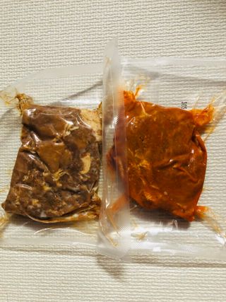 [앤더미트] 더 불맛 북성로 연탄불고기 반반 세트(간장맛 150g,매콤한 맛 150g) — 5점을 준 리뷰어가 2022년 4월 올린 사용 사진