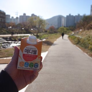 메디웰 살맛나는 캠페인 체험팩 — 5점을 준 리뷰어가 2021년 11월 올린 사용 사진
