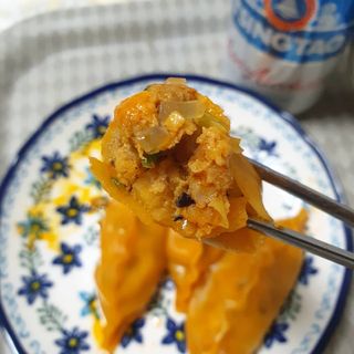 한만두 진한 해물맛 짬뽕만두 1kg — 4점을 준 리뷰어가 2021년 4월 올린 사용 사진