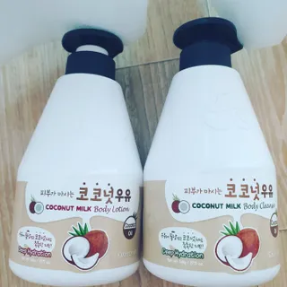 [과일나라] 피부가 마시는 코코넛우유 바디클렌저&바디로션 — 5점을 준 리뷰어가 2022년 3월 올린 사용 사진