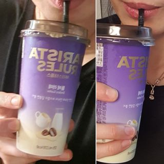 바리스타룰스 돌체 라떼 — 4.5점을 준 리뷰어가 2023년 4월 올린 사용 사진