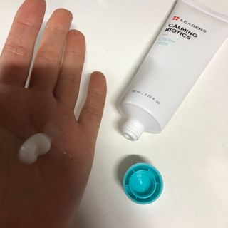 리더스코스메틱 리더스 카밍 바이오틱스 크림 마스크 — 5점을 준 리뷰어가 2021년 3월 올린 사용 사진