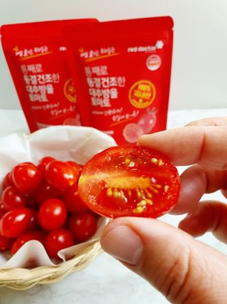 레드닥터 대추방울토마토 + 통째로 동결건조한 대추방울토마토 — 5점을 준 리뷰어가 2022년 12월 올린 사용 사진