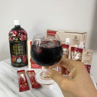 자연에온 몽모랑시 타트체리 3종 세트 구성 - 저분자콜라겐젤리, NFC 착즙주스 — 5점을 준 리뷰어가 2021년 7월 올린 사용 사진