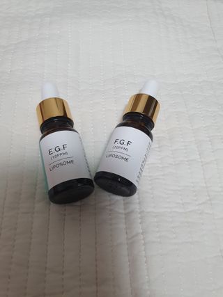 랑팡 EGF+FGF 10ppm 리포좀 앰플 원액 10ml — 5점을 준 리뷰어가 2021년 10월 올린 사용 사진