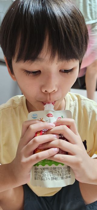 나우캠페인용 [한미사이언스] 우리 아이 튼튼, 엄마 마음 든든! 마시는텐텐 플러스 (100ml*10입) — 5점을 준 리뷰어가 2023년 10월 올린 사용 사진