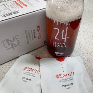 클린24시간 1BOX(5포) + 전용보틀(500ml) — 4점을 준 리뷰어가 2023년 4월 올린 사용 사진