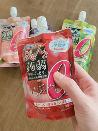 ORIHIRO 오리히로 곤약젤리 제로칼로리 130g 4종 4팩(맛별로 1팩씩) — 5점을 준 리뷰어가 2023년 2월 올린 사용 사진