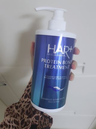 헤어플러스 단백질탈모샴푸 500ml+단백질본드앰플 145ml — 4점을 준 리뷰어가 2021년 3월 올린 사용 사진