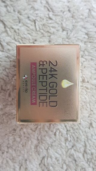 아이앤립 / EYENLIP 아이앤립 24K 골드 N 펩타이드 앰플 크림 — 5점을 준 리뷰어가 2021년 3월 올린 사용 사진
