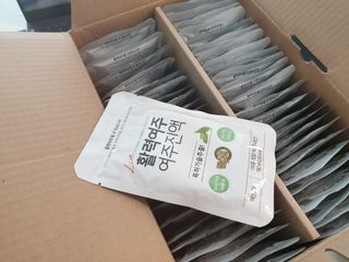 참유원 특허제조 활력 여주진액 여주즙 50포 — 5점을 준 리뷰어가 2022년 1월 올린 사용 사진