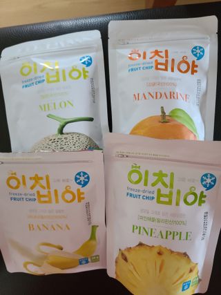 동결건조 과일칩 이치비야 4종 set — 5점을 준 리뷰어가 2021년 9월 올린 사용 사진