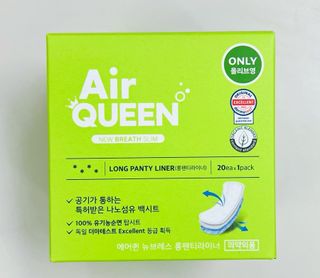 에어퀸 뉴브레스 유기농 생리대 4종 (팬티라이너 20P + 중형 10P + 대형 10P + 오버나이트 8P)_체험단 — 5점을 준 리뷰어가 2024년 6월 올린 사용 사진