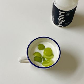 숲골 임실치즈마을 프로바이오 요거트 450ml 2개 — 5점을 준 리뷰어가 2021년 10월 올린 사용 사진