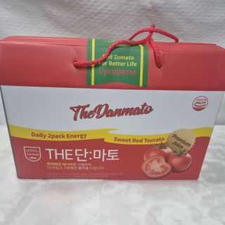 제이제이바이오 더단마토 프리미엄주스 100ml 30팩입 - 무설탕 스테비아 토마토즙 — 5점을 준 리뷰어가 2022년 1월 올린 사용 사진