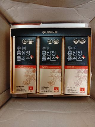 서울약사신협_투데이홍삼정플러스스틱_10g x 30포 — 5점을 준 리뷰어가 2021년 7월 올린 사용 사진