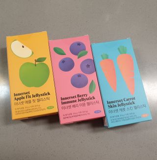 맛있게 골라먹는 이너셋 ABC젤리스틱 이너뷰티젤리 3종세트 15포X3박스 — 5점을 준 리뷰어가 2023년 4월 올린 사용 사진
