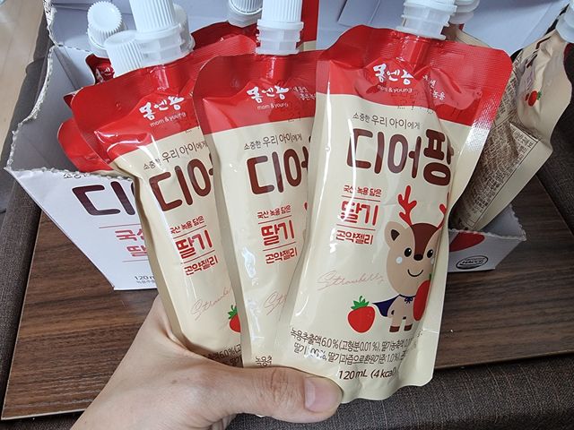 [몸엔용] 우리 아이 건강간식, 달콤한 녹용곤약젤리 디어팡 4종 리뷰 사진