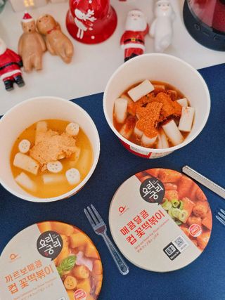 프리 [요리궁리] 타입 B (매콤,치즈,매콤까르보) 꽃떡볶이 6개입 세트 — 5점을 준 리뷰어가 2024년 12월 올린 사용 사진