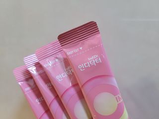[인디닥터] 면역 생생 핑크 이뮨 젤리 — 5점을 준 리뷰어가 2022년 4월 올린 사용 사진