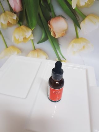 더마 사이언스 비타민 CCC 앰플 기미 브라이트닝 세럼 30ml — 4점을 준 리뷰어가 2021년 8월 올린 사용 사진