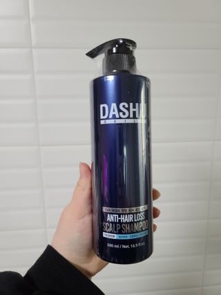 다슈코리아 다슈 데일리 단백질 한방 두피 골드 샴푸 500ml — 5점을 준 리뷰어가 2021년 1월 올린 사용 사진