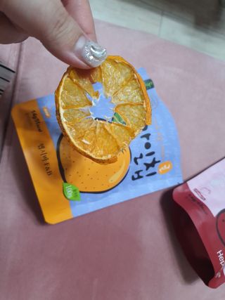 아비삭과일칩 5종 /딸기,사과,배,귤,무화과 5종 — 5점을 준 리뷰어가 2021년 4월 올린 사용 사진