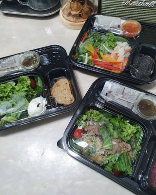 참살이도시락 작심삼일 샐러드도시락 3개 맛보기 새벽배송 또는 택배배송 — 5점을 준 리뷰어가 2021년 7월 올린 사용 사진