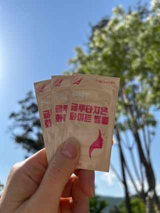 피엔티 [PNT 글루타치온 화이트 필름] 화이트 이너뷰티를 위한 관리템(1개월분) — 5점을 준 리뷰어가 2023년 4월 올린 사용 사진