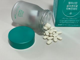 체인미 엘라스틴 콜라겐으로 이뻐진데이 500mg x 30정 — 5점을 준 리뷰어가 2021년 12월 올린 사용 사진