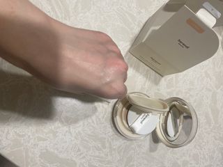 세렌디뷰티 퍼펙트 에어리 래디언스 쿠션 — 5점을 준 리뷰어가 2022년 1월 올린 사용 사진