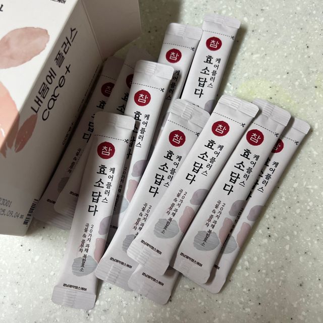 FREE [경남제약헬스케어] 런칭기념 케어플러스 참효소답다 3g x 30포/곡물효소&콤부차 리뷰 사진